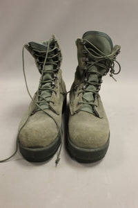 US Military Wellco Women's Air Force TW Boots - Sage Green - Size: 8.5 RF - Used