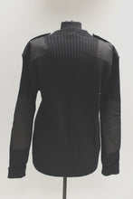 Load image into Gallery viewer, US Navy V Neck Pullover Black Wool Sweater - Medium - Scharf &amp; Breit - Used