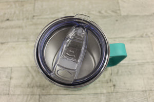 Teachers Plant Seeds That Grow Forever Insulated Metal Coffee Mug - Teal - Used