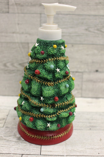 Christmas Tree Lotion Soap Dispenser - Used