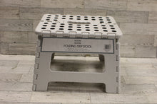 Load image into Gallery viewer, Room 2 Room Folding Step Stool - White - Used