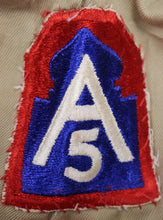 Load image into Gallery viewer, Vintage WWII 5th Army A5 Division Long Sleeve Button Up Shirt - 14.5 x 33 (#1)