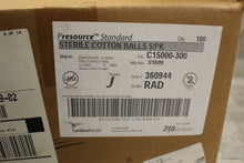 Load image into Gallery viewer, Case of Cardinal Health Standard Sterile Cotton Balls - Qty: 100/5 packs - New