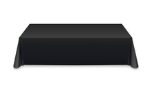 Load image into Gallery viewer, Black Table Cloth Cover - Rectangle - 172&quot; x 154&quot; - Party Birthday Wedding