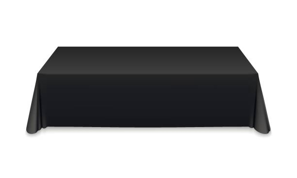 Black Table Cloth Cover - Rectangle - 172