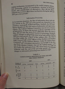 Decisions in Crisis by Michael Brecher - Israel, 1967 and 1973