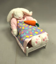Load image into Gallery viewer, Vintage Gemmy Animated Snoring Easter Bunny - Used