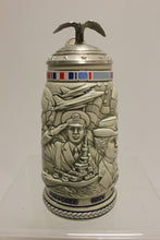 Load image into Gallery viewer, Vintage Avon Tribute To The Armed Forces Beer Stein - Used