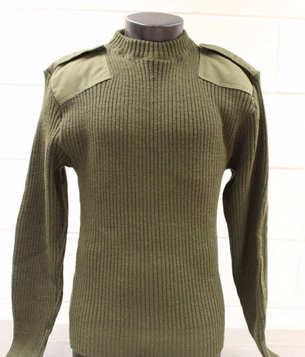 USMC Marines Pullover Green Sweater - Size: 42 - 8405-01-496-9816 - Used