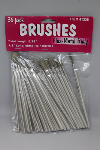 Flux-Metal Body Brushes - 36 Pack - 41338 - New