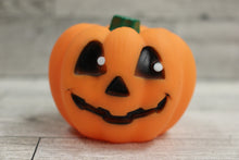 Load image into Gallery viewer, LED Color Changing 3&quot; Plastic Pumpkin - Used