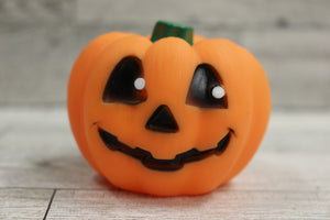 LED Color Changing 3" Plastic Pumpkin - Used