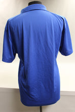 Load image into Gallery viewer, Laser Web Short Sleeve Polo Shirt - Small - Blue - Used