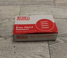 Load image into Gallery viewer, Noesting Brass Plated Fasteners - #2 - 100 Count - New