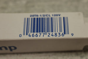 Philips 20T6-1/2/CL 120V Tubular Lamp Bulb - Clear - Threaded Base - New