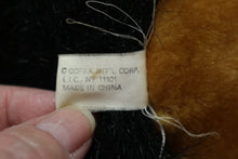 Load image into Gallery viewer, Vintage GOFFA Plush Black Chimpanzee Monkey with Hanging Bar - used