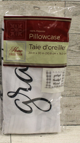 Home Collection Pillow Covers with Thankful Grateful Blessed - New
