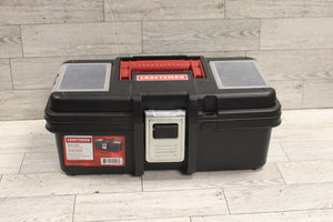 CRAFTSMAN 13" Black Plastic Tool Tackle Box w/Removeable Tote Tray - 9 Military Steals and Surplus CRAFTSMAN 13" Black Plastic Tool Tackle Box w/Removeable Tote Tray - 9 Military Steals and Surplus