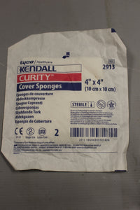 Kendall Curity Cover Sponges 4"x4" -New