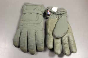 Military Issued Winter Gloves - 7126-FGS - Foliage Green - Small - New