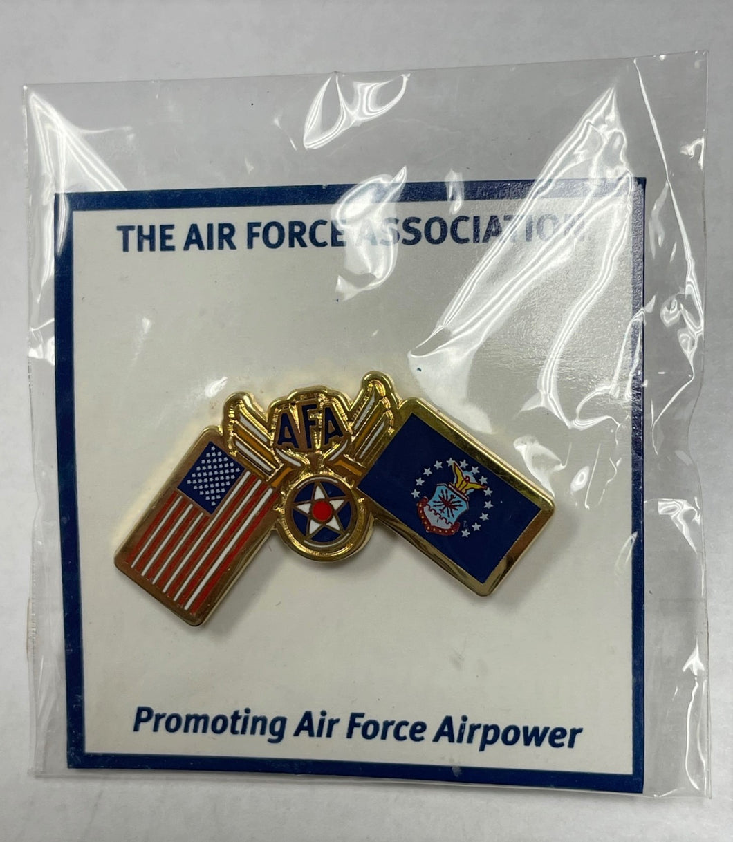 AFA Air Force Association Pin - Promoting Air Force Airpower - New