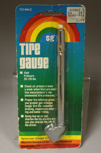 Vintage SG Tire Pressure Gauge - 1314N-C - New