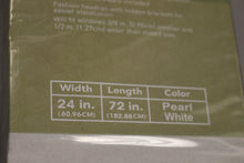 Load image into Gallery viewer, GII Cordless Morningstar 1" Vinyl Mini Blind - 24"W x 72"L - Pearl White