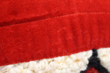 Load image into Gallery viewer, Chandler 4 Corners Christmas Snowman Pillow - 22&quot; Long - Hand Hooked -Used