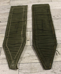 WWII 1945 C.W. Breneman Equipment Shoulder Pads - Set of 2 - Used