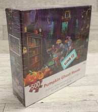 Load image into Gallery viewer, Pumpkin Ghost House Jigsaw Puzzle - 27&quot; x 20&quot; - 500 Pieces - New