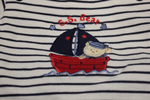 Baby Grand Little Sailor S.S. Bear Top & Shorts - Size: 0-3 Months - New