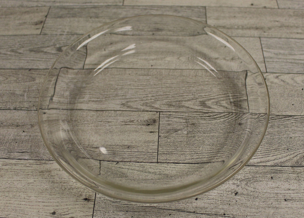 Vintage Fire King Clear Glass Pie Plate - 8