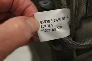 Terassault Sage Green Combat Boots - Size: 5.5W - Sage - New