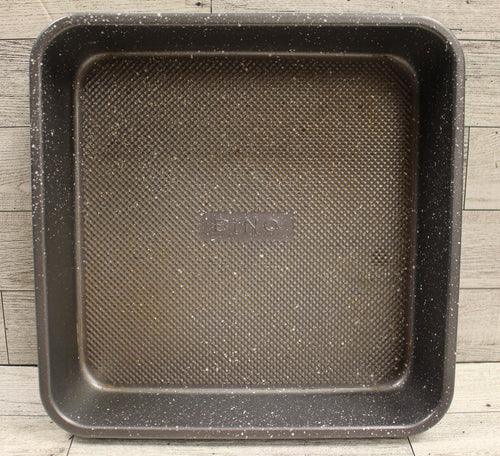 BINO Bakeware Nonstick Baking Pan - 8x8 - Speckled Gunmetal - Used