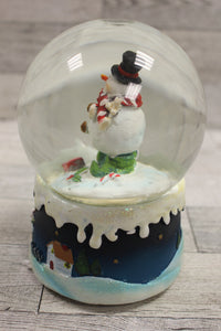 Christmas Musical Snowman Snow Globe - Used