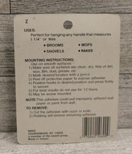 Load image into Gallery viewer, Broom Shovels Mops Rakes Holder - 210690 - White - New