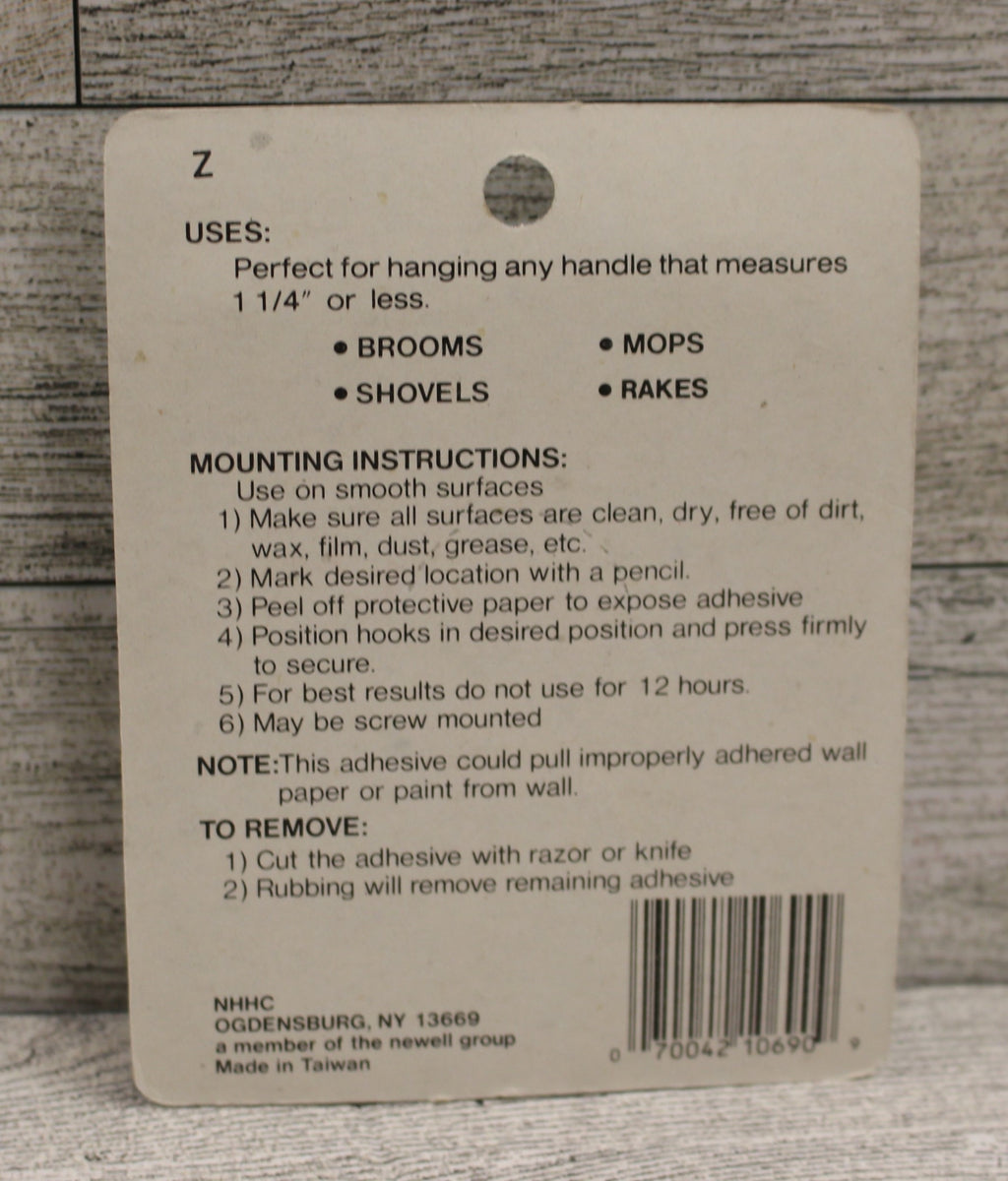 Broom Shovels Mops Rakes Holder - 210690 - White - New – Military ...