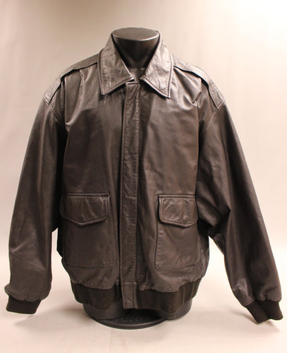 Leather Flyer's Jacket - Type A-2 - Size: 3XL Big - Used