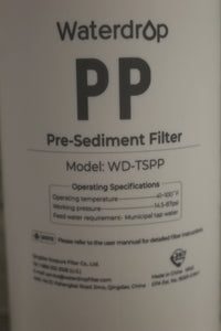 Waterdrop Pre-Sediment Replacement Filter - WD-TSPP - New