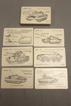 Load image into Gallery viewer, 1987 US Army Armored Vehicle Recognition Study Cards - Set of 50 - New