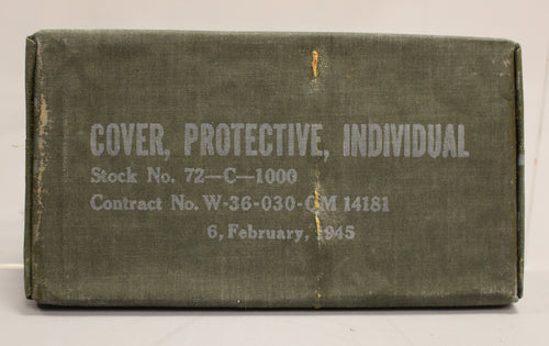 WWII 1945 Blister Gas Cover / Indiviudal Protective Cover - 72-C-1000 - New