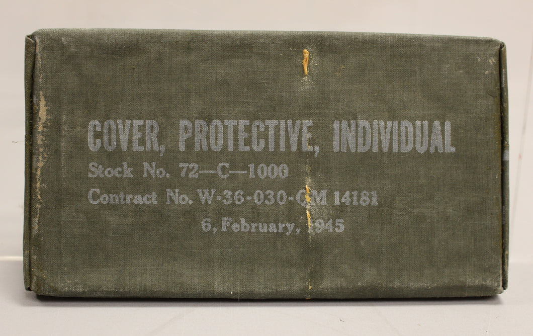 WWII 1945 Blister Gas Cover / Indiviudal Protective Cover - 72-C-1000 - New