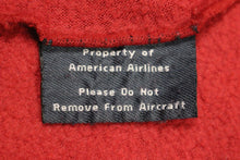 Load image into Gallery viewer, American Airlines Red Fleece Cabin Blanket- 54&quot; x 35&quot; - Used