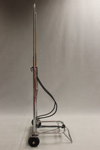 Load image into Gallery viewer, Vintage Folding Luggage Cart with Wheels and Bungie Strap - Used