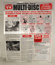 Load image into Gallery viewer, Multi-Disc Sanding Disc - As Seen on TV - New