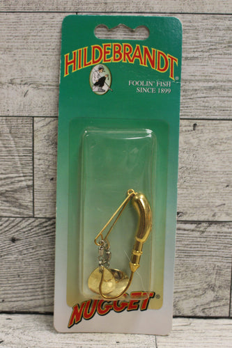 Hildebrandt 1/2 oz Gold X-Rated Nugget - Twin Spin Lure - New