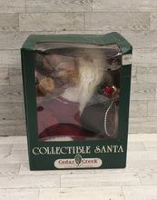 Load image into Gallery viewer, Cedar Creek Collectible Chenille Santa - Used
