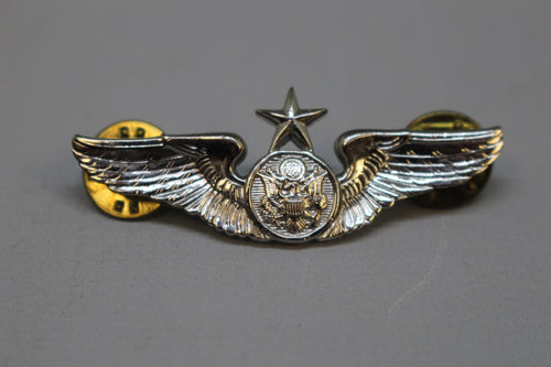USAF Air Force Senior Aircrew Badge - Miniature - Mirror Finish - Used