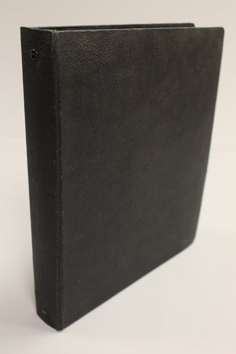 New York Loose Leaf Corp 3 Ring Binder - US Government - Black - Width: 1.5