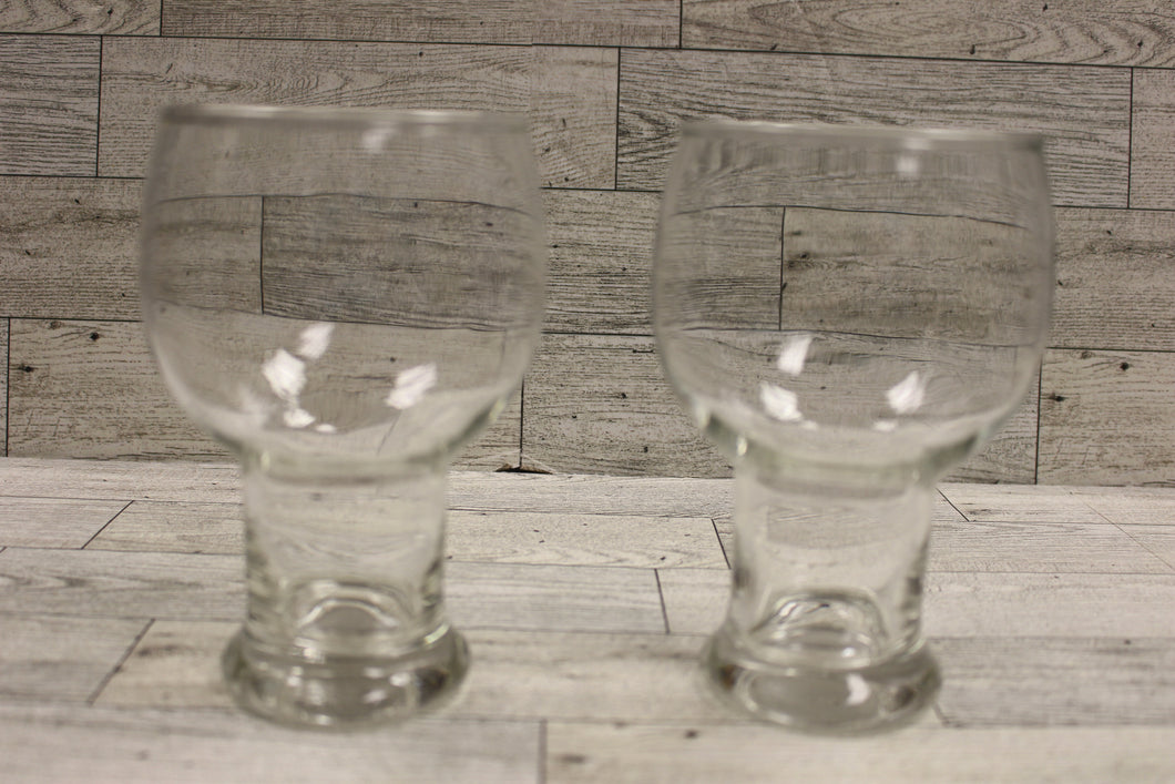Set of 2 Vintage Federal Glass 5.5
